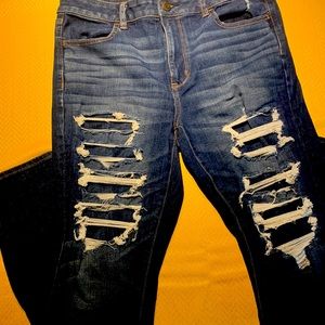 American Eagle distressed jeans